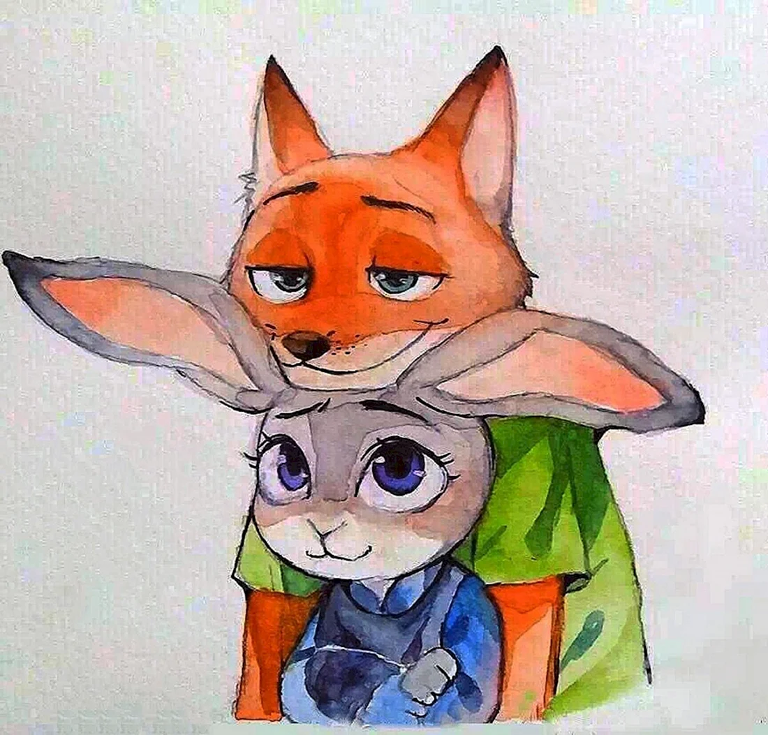 Рисование Джуди Хоппс