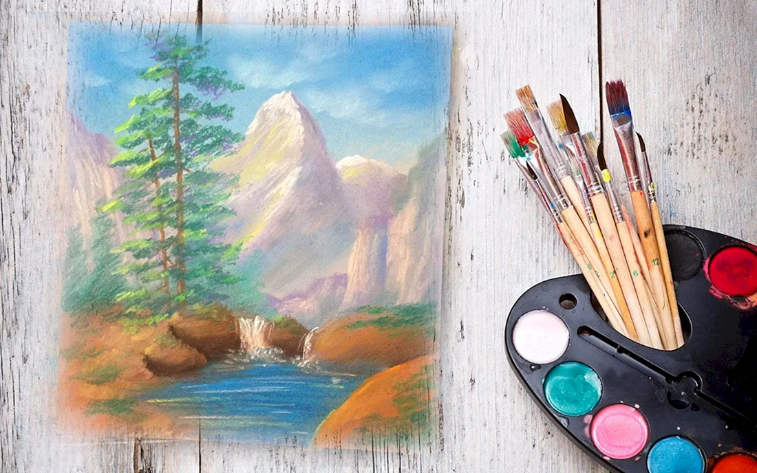 Рисование гуашью