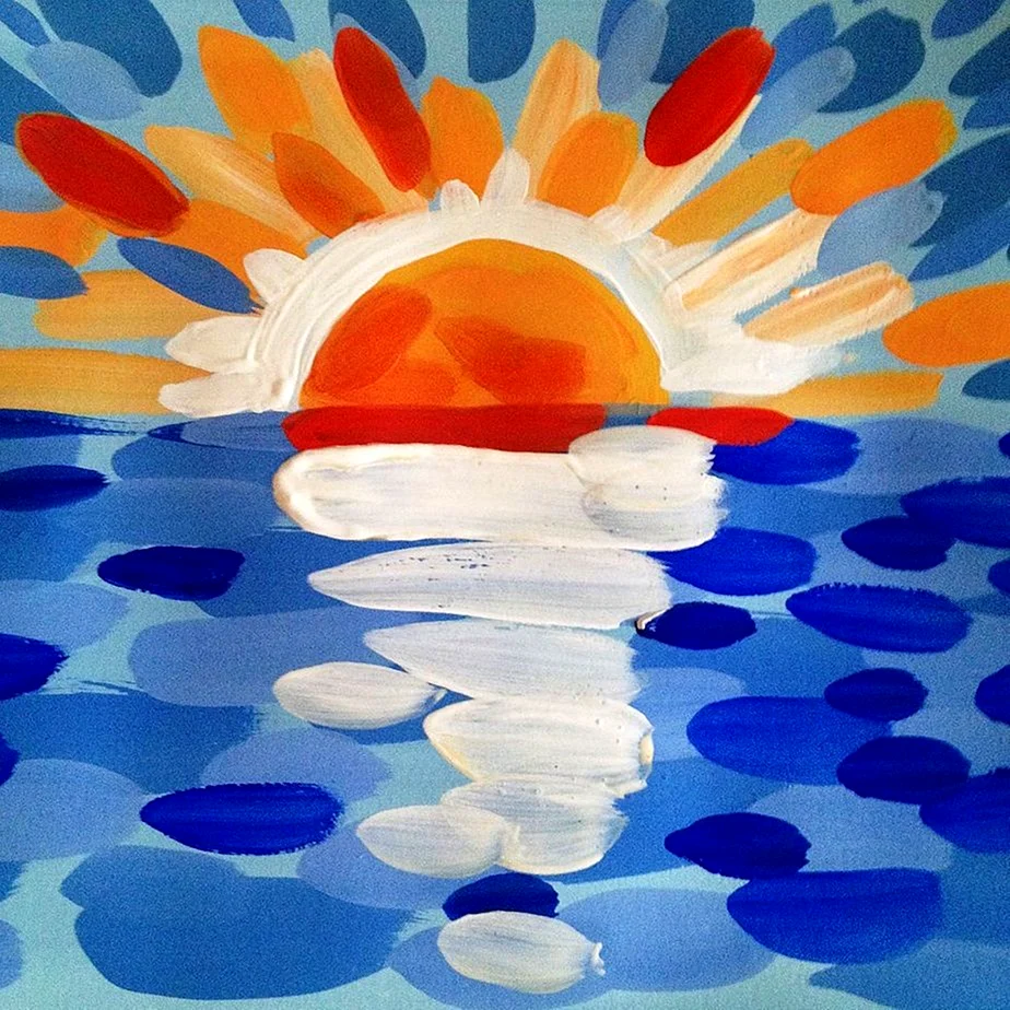 Рисунки гуашью