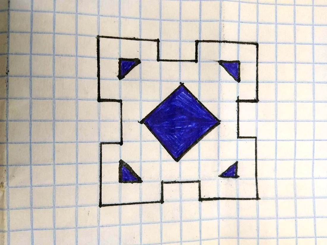 Рисунки по квадратам