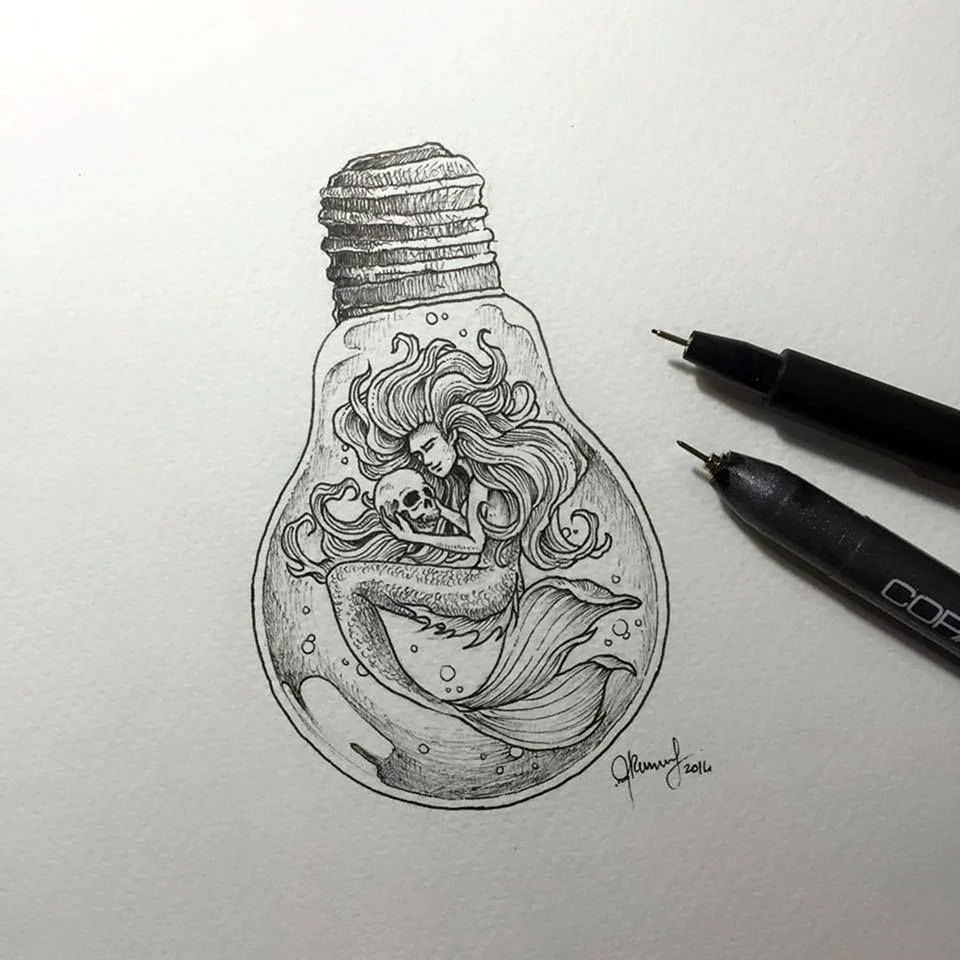Рисунки ручкой