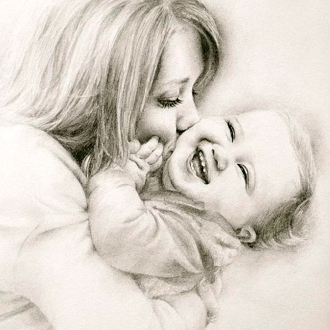 Рисунок ко Дню матери