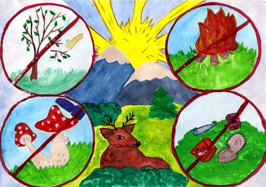 Рисунок на тему экология
