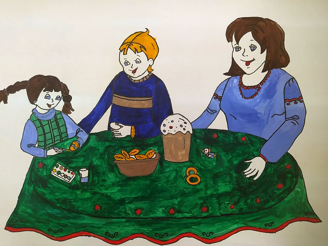 Рисунок на тему семья