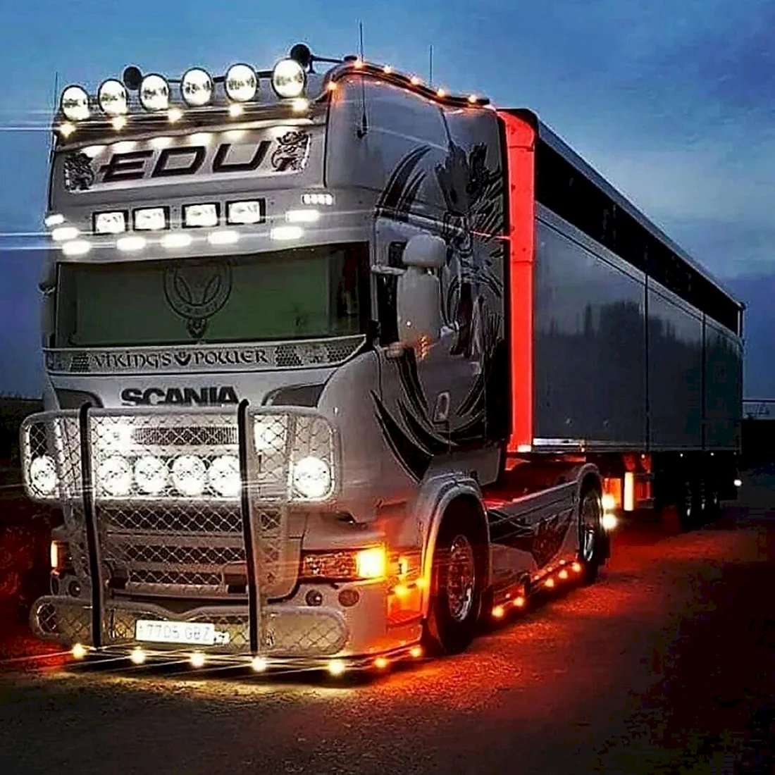 Scania v8 Tuning Night