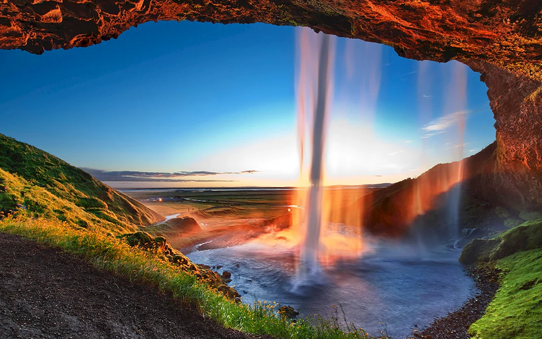 Seljalandsfoss Исландия