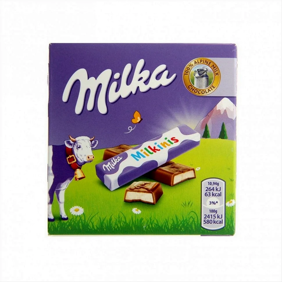 Шоколад Милка milkinis