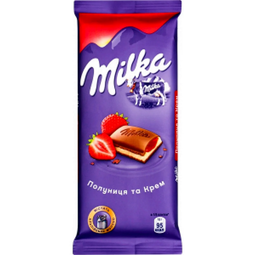 Шоколад Милка молочный 90г