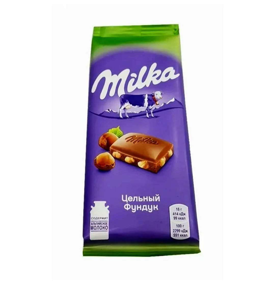 Шоколад молочный Milka 90 гр