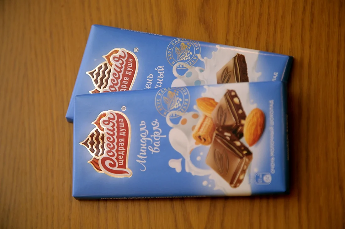 Шоколадки в упаковке