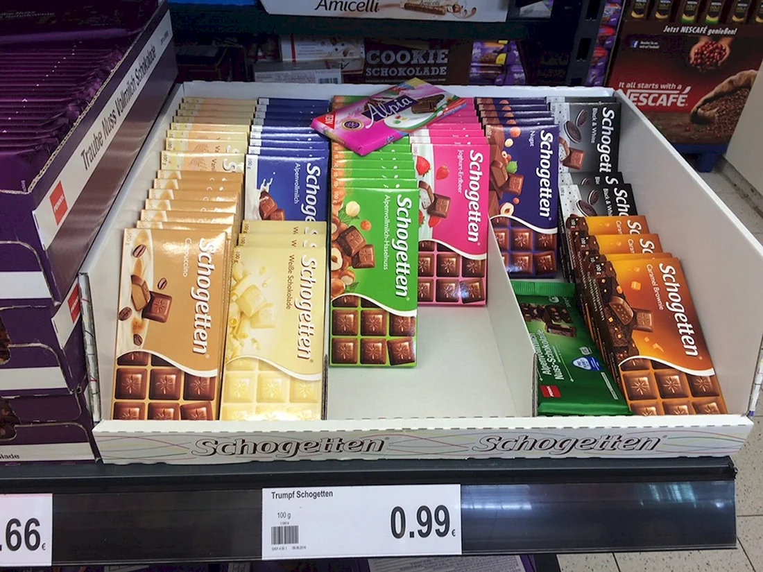 Шоколадки в упаковке