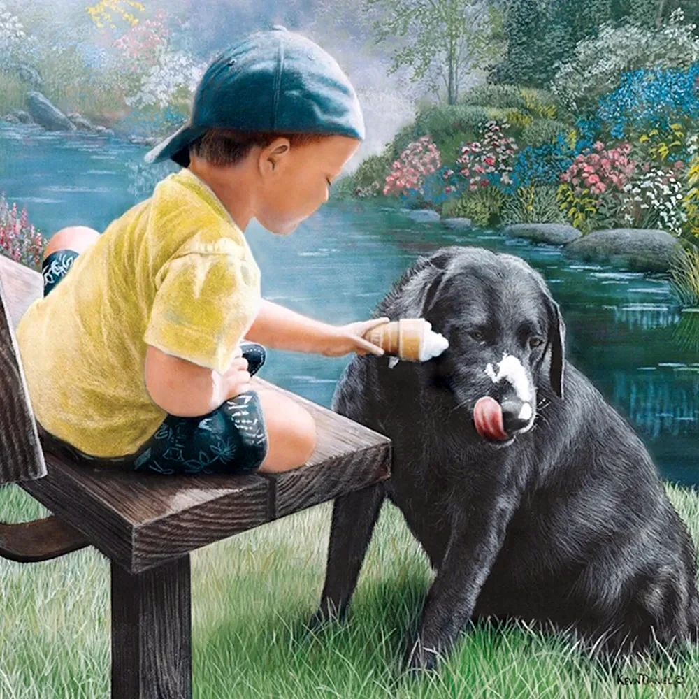Собаки художника Daniel Kevin Hemming