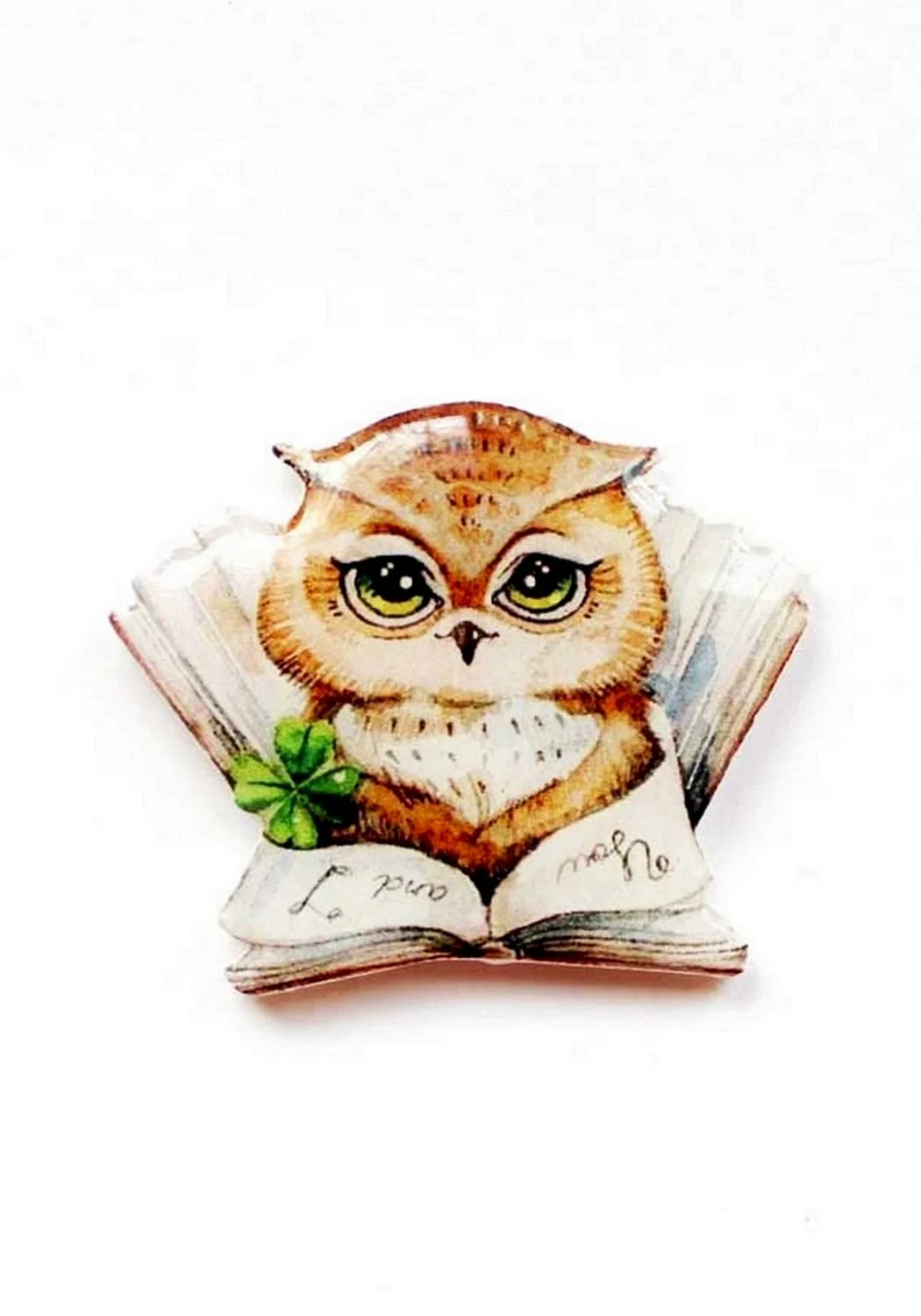 Сова с книгой