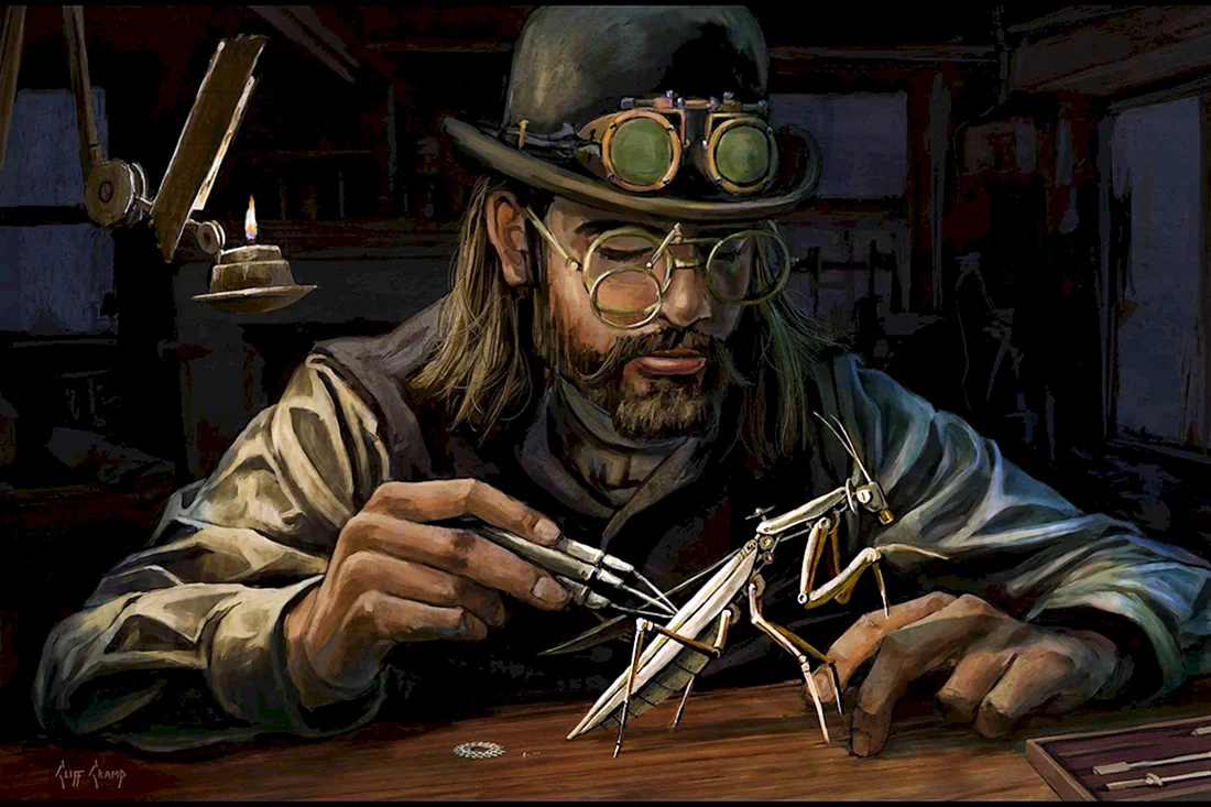 Steampunk изобретатель Art