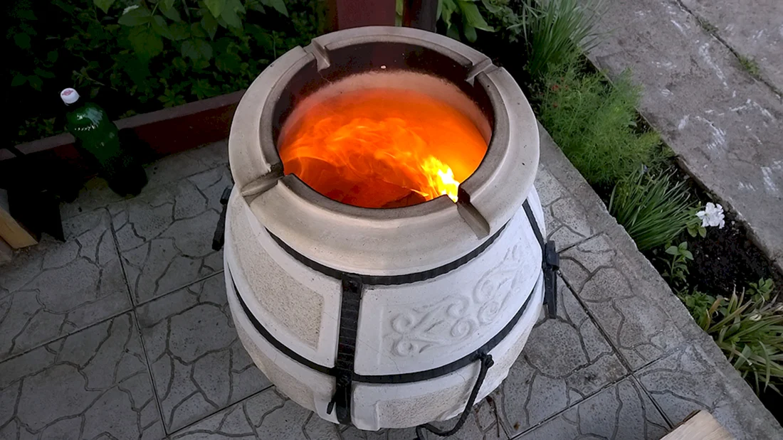 Тандыр с казаном