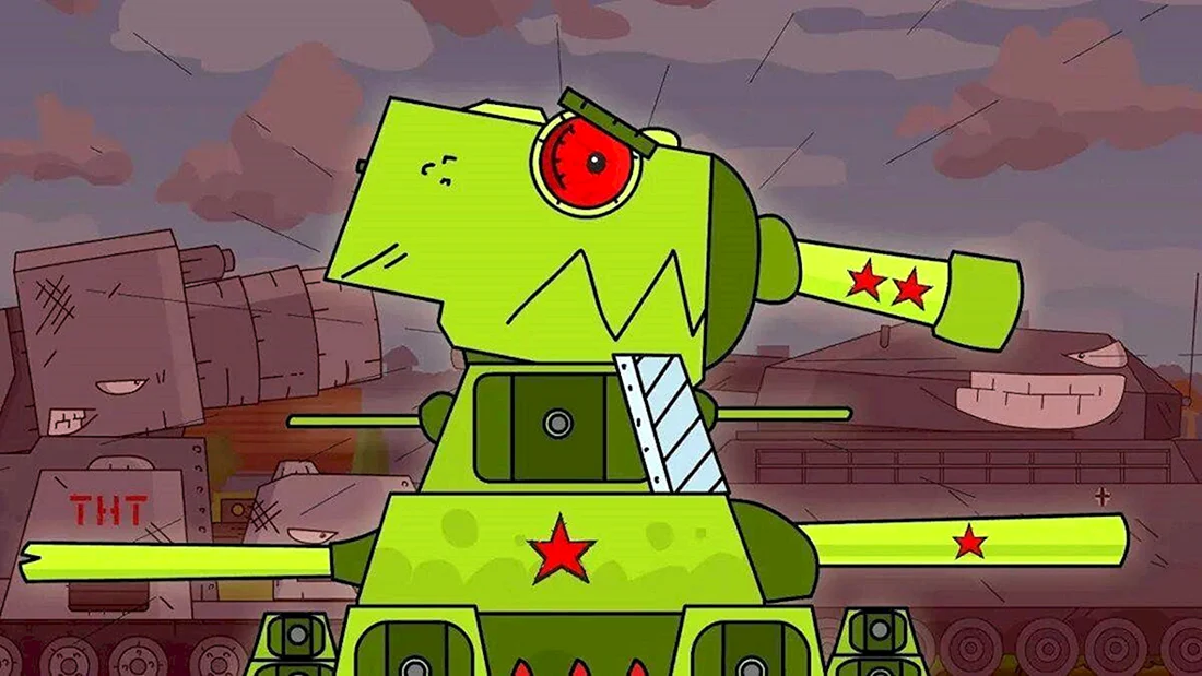 Танк кв-44 из мультика