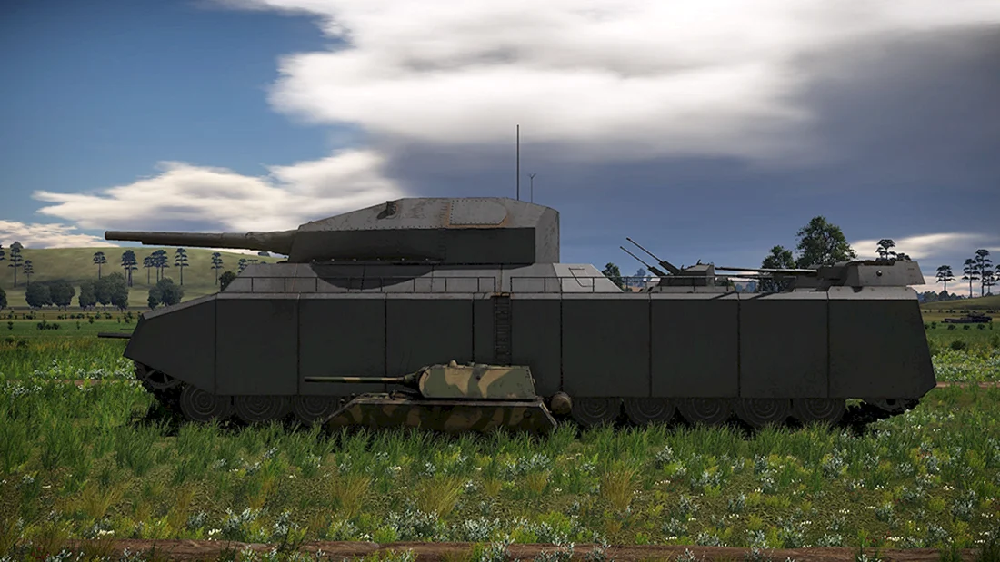 Танк Landkreuzer p1000 Ratte