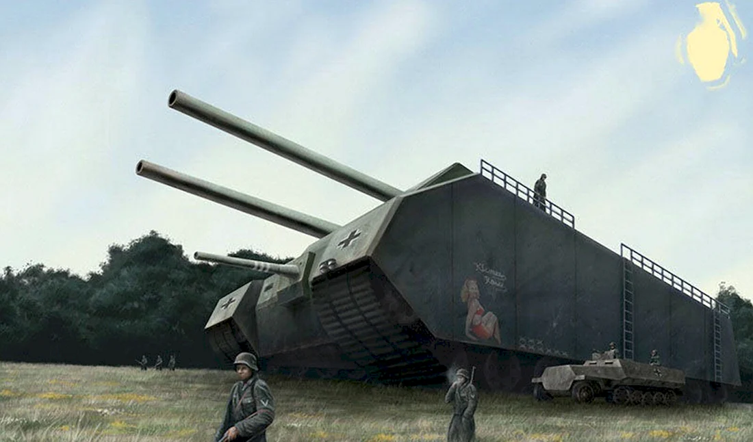 Танк Landkreuzer p1000 Ratte