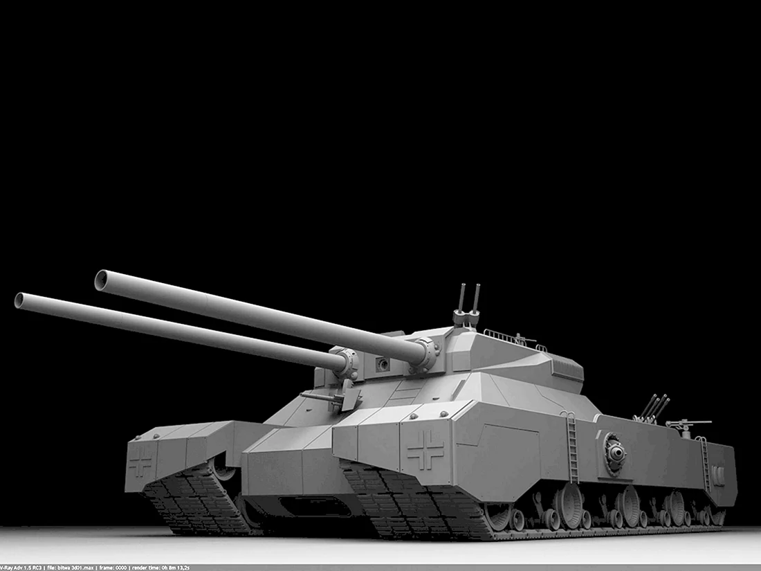 Танк Landkreuzer p1000 Ratte