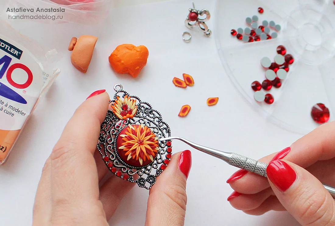 Украшения из полимерной глины