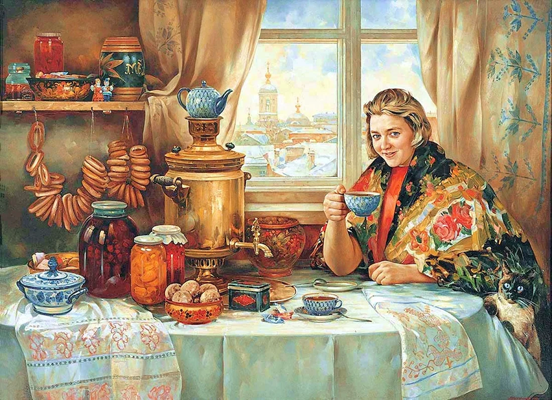 Василий Нестеренко чаепитие