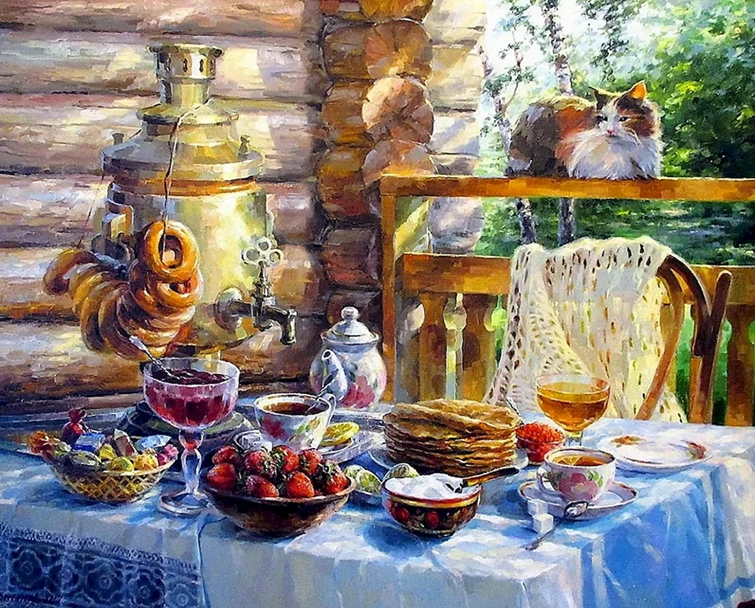 Владимир Жданов художник самовар