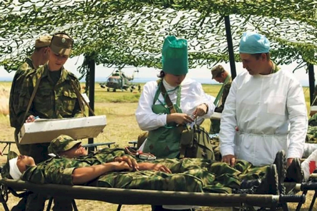 Военный полевой госпиталь Чечня 1995