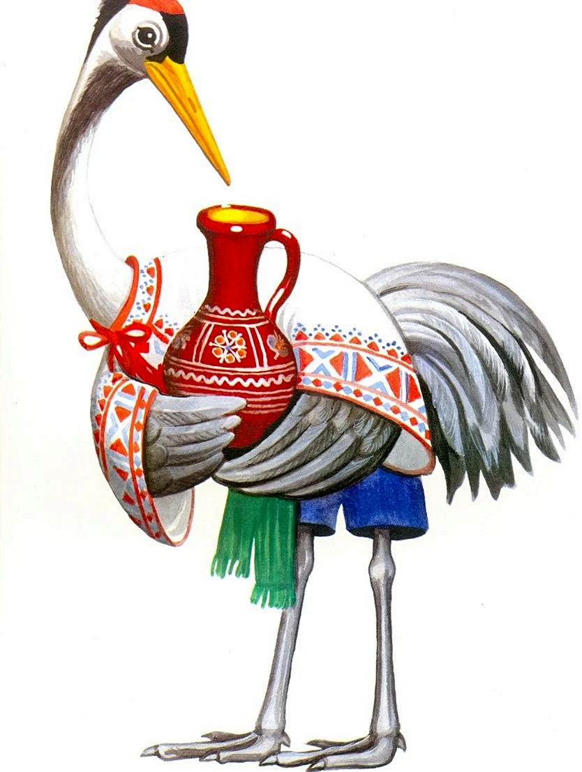 Журавль из сказки