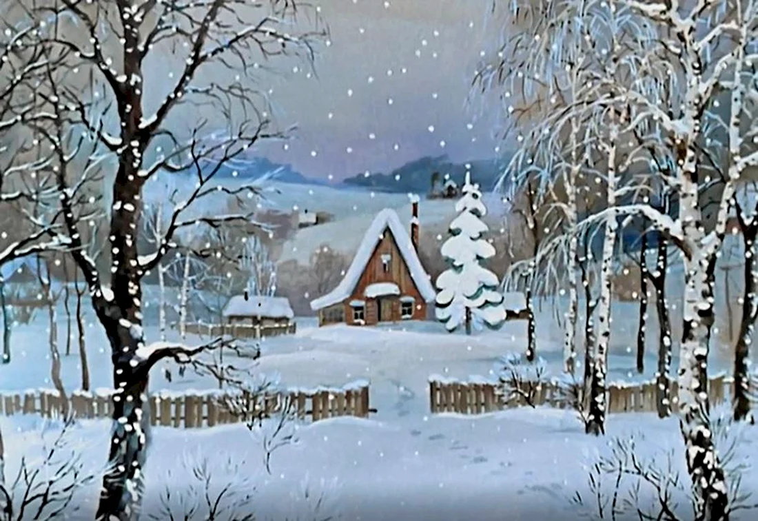 Зима в Простоквашино