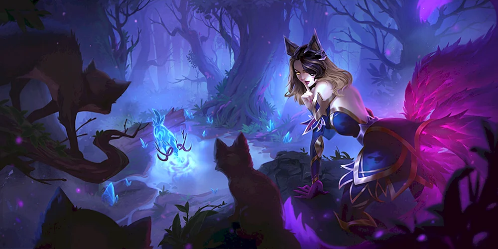 Ahri Fan Art Front face