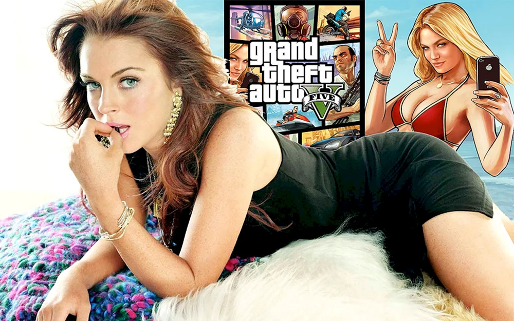 Линдси Лохан GTA
