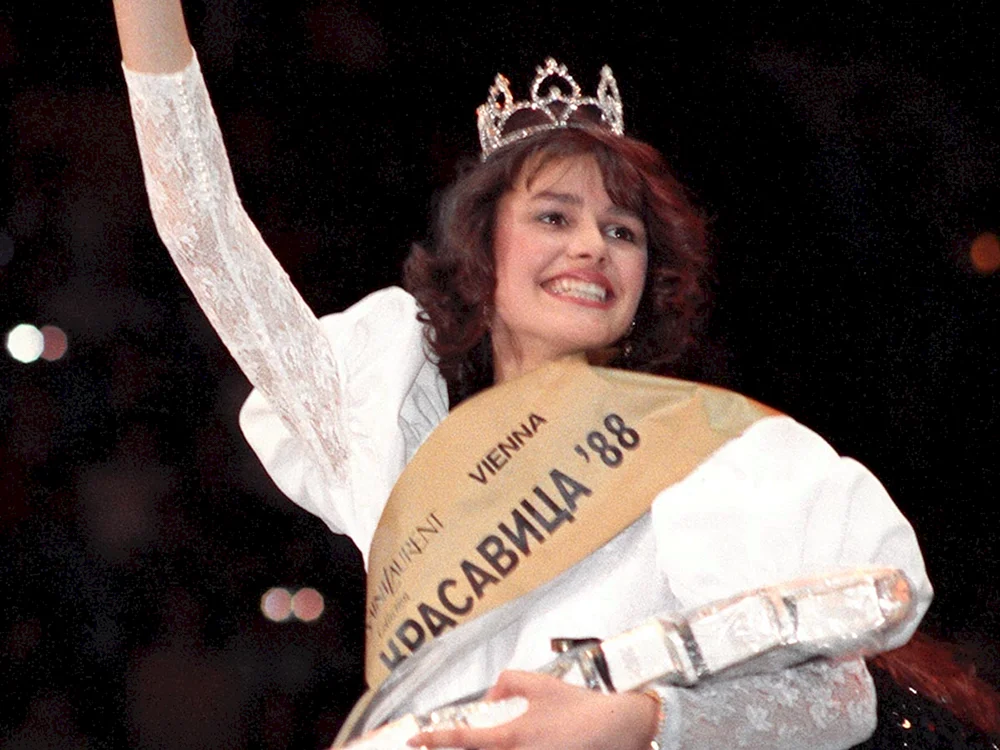 Маша Калинина Мисс Москва 1988г